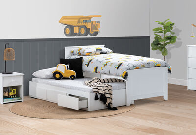 CAPTAIN JACK - Single Trundle Bed